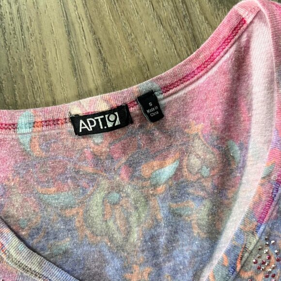 Pink Multicolored Graphic Baby Tee - Picture 6 of 8